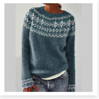 Pull en Laine avec Motif Mouton
